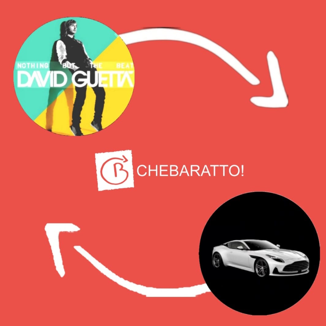 david guetta dj  fa concerto per avere una ASTON MARTIN